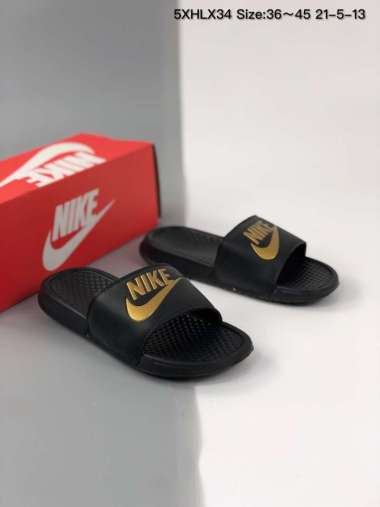 nike men's benassi swoosh sports slides