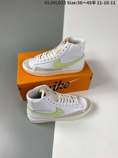 nike blazer mid 77 vintage optic yellow