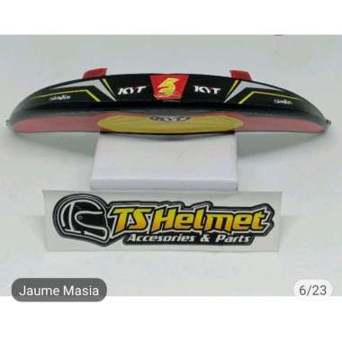 Spoiler 3D Kyt Tt Course Motif Stiker Jaume Masia Black