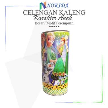 Nokida Celengan Kaleng Tabungan Koin Karakter Anak Motif Perempuan Dan Laki-laki / Tabungan Simpanan