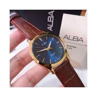 ALBA Prestige AS9M38X1 Leather Strap 40 mm Original Garansi Resmi Jam Tangan Pria