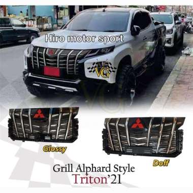 Grill Triton 2020 Model Alphard Black