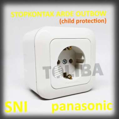 stopkontak stop kontak arde cp outbow panasonic s/k tempel tembok SNI