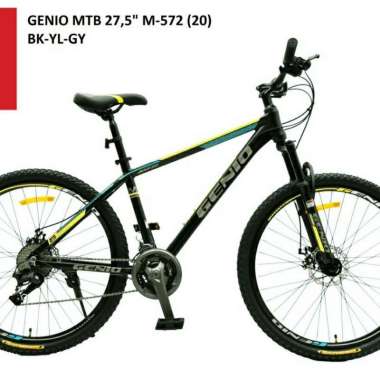 Sepeda MTB 27,5 Genio M-572 Alloy 24 Speed New By United