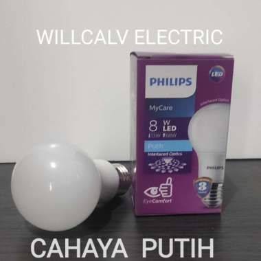 LAMPU LED PHILIPS / LAMPU PHILIPS LED 8W 8WATT 8 WATT CAHAYA PUTIH