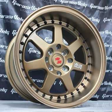 REP VELG MUGEN M7 R 15 BRONZE VELG MOBIL MURAH GARASI VELG SURABAYA