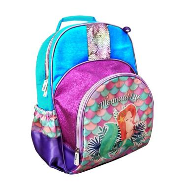 Gabag Kids Mermaid Life 2in 1 Backpack Lunch Bag Multicolor