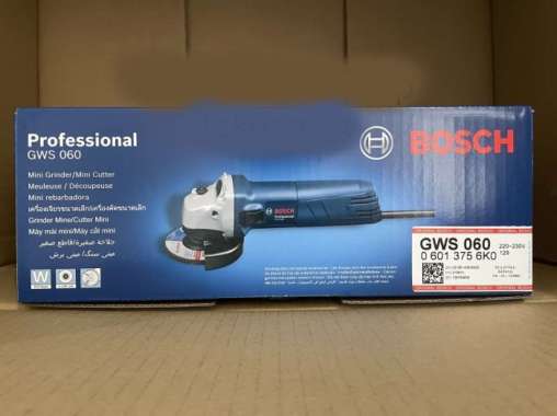 BOSCH GRINDER MESIN GERINDA TANGAN LISTRIK 4" GWS 060 ORIGINAL 100 %