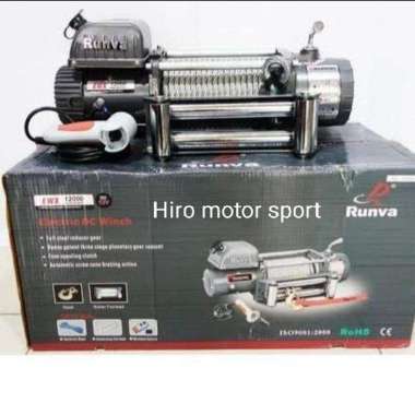 Winch Runva EWX 12000 lbs 24 volt Silver