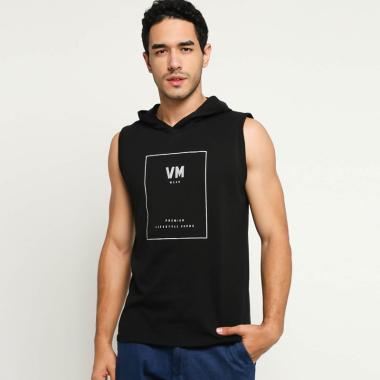 VM Buntung Kaos Hoodie Pria [VM-033] XXL Hitam