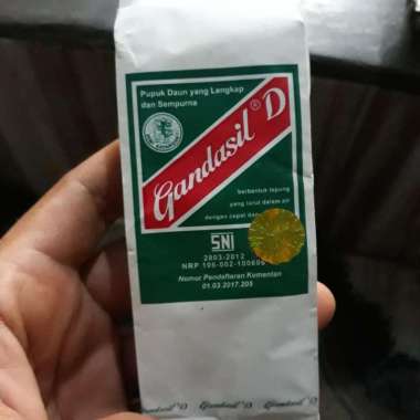 pupuk gandasil D pupuk zat daun