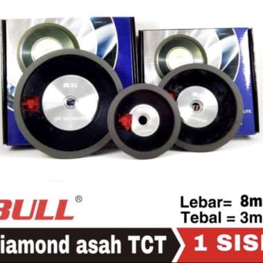 Blue diamond wheel Bull bakelite 5 nch 400 asah mata pasah tct