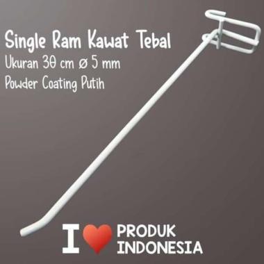 Single Ram 30CM / Gantungan Rak 30cm single Tebal