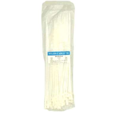 Kabel tees 4x250mm Shisuka, kabel tis / ties insulok cable nylon tie warna putih