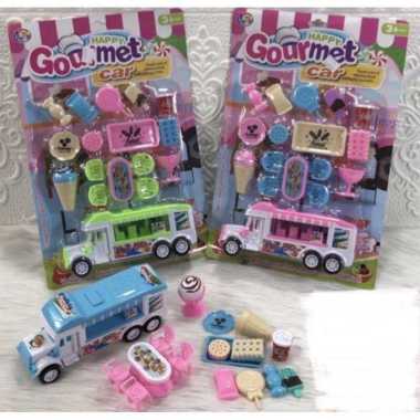 Mainan anak Happy Gourmet Car L15 - Mobil Fast Food set