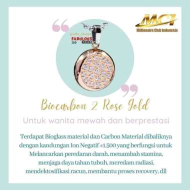 Kalung Kesehatan Biopendant Rose Gold MCI
