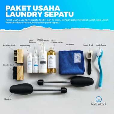 Paket Usaha Laundry Sepatu Octopus