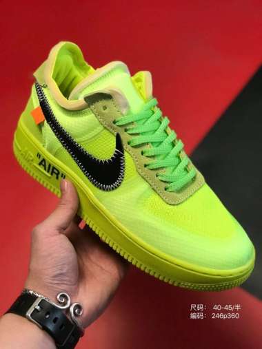off white air force 1's