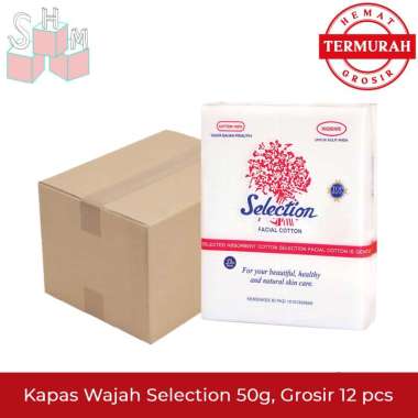 Kapas Wajah Selection 50gr Grosir 12 pcs