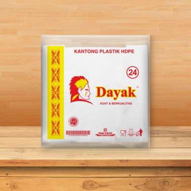 Kantong Plastik Kresek Dayak 24 x 38 cm