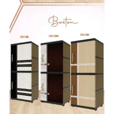 LEMARI PLASTIK/LEMARI MODEL LACI NACASE SUSUN 4 NAIBA 7204 JRK TANPA BUBBLE