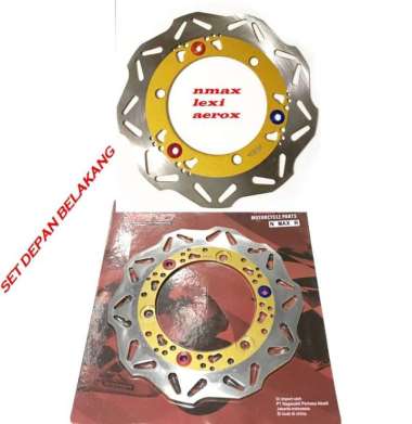 piringan nmax set depan belakang variasi standar cakram nmax new & old GERIGI