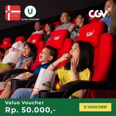 Voucher Digital CGV Cinemas Rp 50.000 - Voucher Value