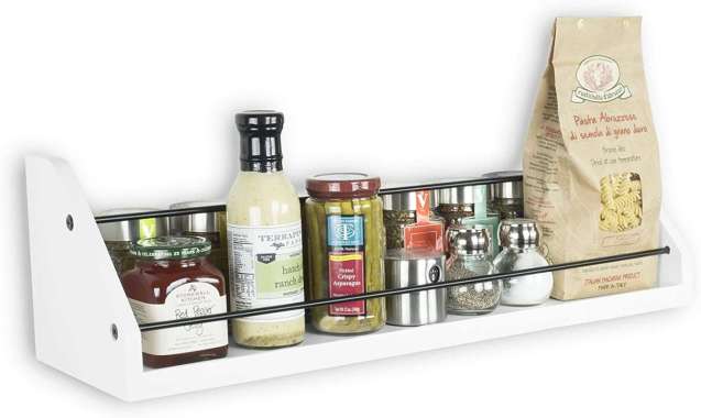 TwinsJ. Rak Bumbu Dapur Dengan Pagar. Kitchenset mini. Tempat bumbu. Rak dapur. HPL