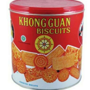 Promo Harga KHONG GUAN Assorted Biscuit Red Mini 650 gr - Blibli