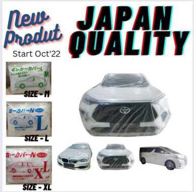 Sarung/Cover/Selimut Mobil Plastik Transparan Anti Baret dan 100 % Waterproof dengan ketebalan 40 Mi