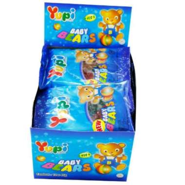 Permen Yupi Baby Bears (1 box 24 pcs) permen enak dan murah
