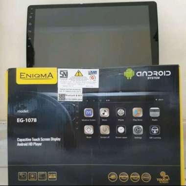 Head unit double din Enigma eg 1078 android 10inch ram 2 + 32