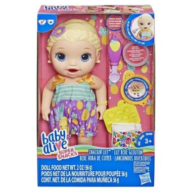 Jual Hasbro C2698 Baby Alive Super Snacks Snackin Lily Brunette Doll Murah Juni 2020 Blibli Com