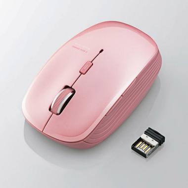 Elecom Blue LED Mouse Side Buttons pink