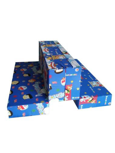 Inoac Kasur Lipat ukuran 200x160x20 cm Asli Inoac 160 x 200 biru