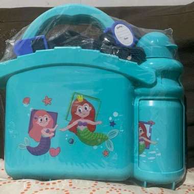 Technoplast Lunch Box Mermaid Anak Lucu