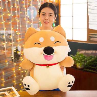 Boneka Kucing Shiba Inu Boneka KUCING Boneka KUCING Doll New Stand 50 CM