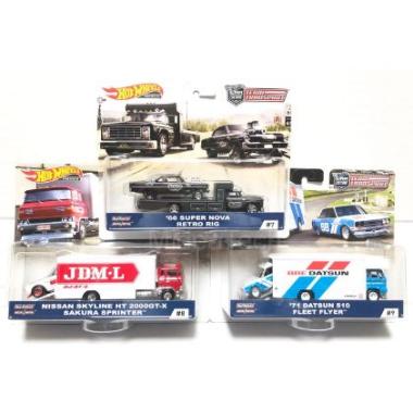 HOTWHEELS TEAM TRANSPORT 66 SUPER NOVA RETRO RIG ALLOYS RUBBER TYRES.,.