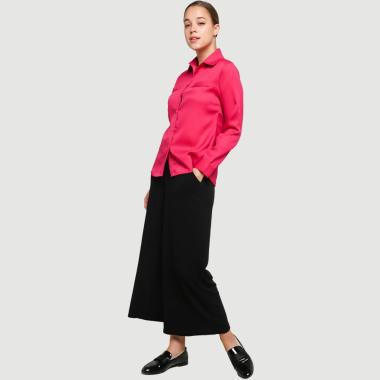 Jfashion Ummi Korea Style Lengan Panjang Atasan Wanita M-L Fuschia
