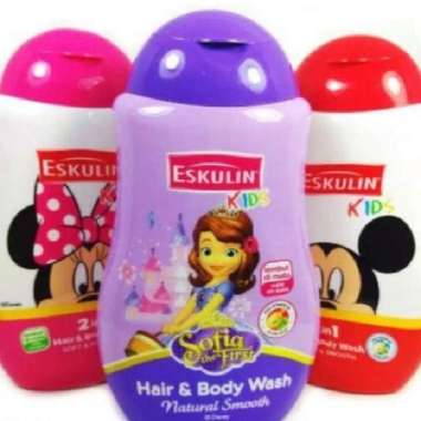 eskulin kids hair body wash 280ml botol Sofia