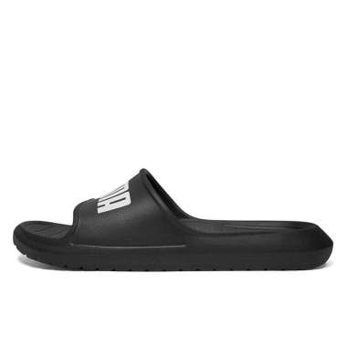 black puma slip on