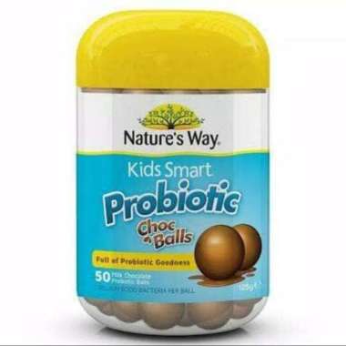 Nature's Way Kids Smart Probiotic Choc Balls 50 - Coklat Susu dengan Probiotik Lactobacillus acidoph