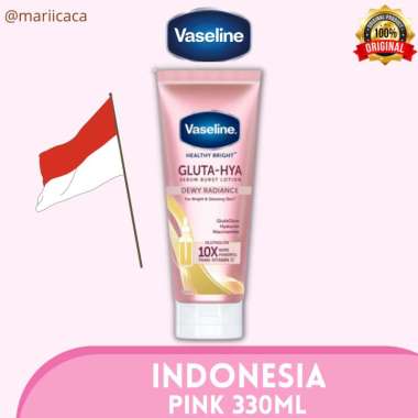 Vaseline Gluta Hya Serum Burst UV Lotion - Thailand & Indonesia Pink Indo 330ml