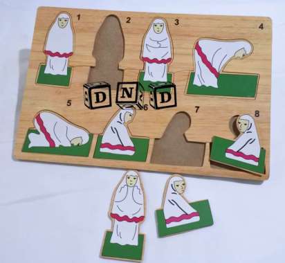 OEM Tata Cara Sholat Perempuan Puzzle Sticker