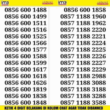 Kartu cantik Indosat Ooredoo