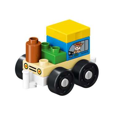 Okiedog Brix Tractor 13pcs - Mainan Bongkar Pasang Anak