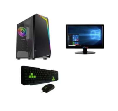 PC Komputer 1 Set Gaming Editing Office Fullset I5 3470 LED 20inch Keyboard Mouse