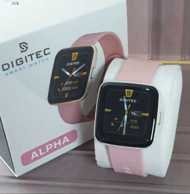 DIGITEC SMART WATCH ALPHA - JAM TANGAN ORIGINAL Pink