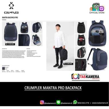Crumpler Mantra Pro Backpack Bag - Tas Ransel Crumpler Multicolor