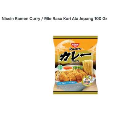 Promo Harga Nissin Ramen Curry 100 gr - Blibli